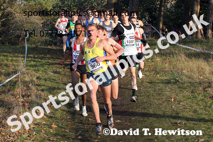 Senior men and Under-23s, European Cross Country Championships Trials, Sefton Park, Liverpool. Photo: David T. Hewitson/Sports for All Pics